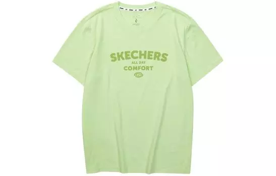 Skechers Футболка унисекс светло-зеленая