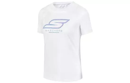 Skechers Футболка женская ярко-белые