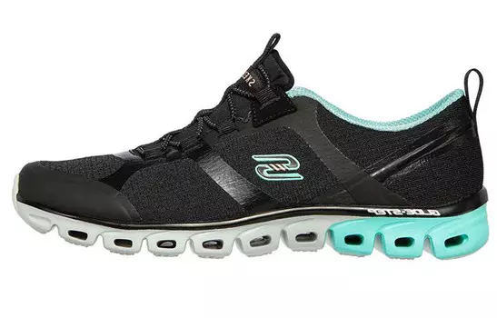 Skechers Glide Step Lifestyle Shoes Women's Low-top Black/mint