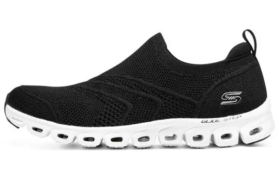 Skechers Glide Step Lifestyle Shoes Women's Low-top Black/white