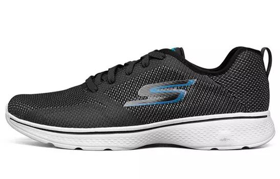 Skechers Go Walk 4 Lifestyle Shoes Men Low-top Black/Blue
