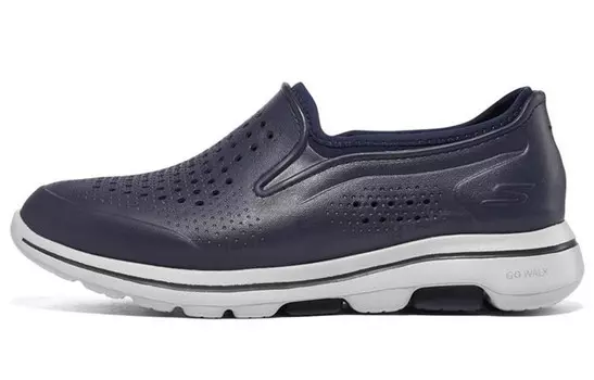 Skechers Go Walk 5 Lifestyle Shoes Men Low-top Navy