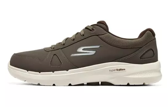 Skechers Go Walk 6 Lifestyle Shoes Men Low-top Brown