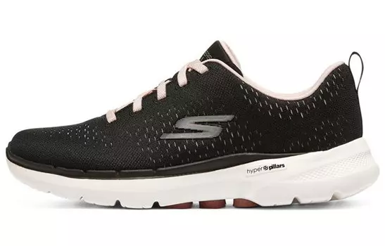 Skechers Go Walk 6 Lifestyle Shoes Women's Low-top Black/Pink/White