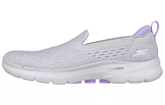 Skechers Go Walk 6 Lifestyle Shoes Women's Low-top White/purple