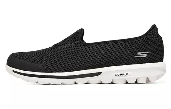 Skechers Go Walk Classic Lifestyle Shoes Women's Low-top Black/white