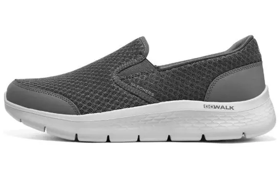 Skechers Go Walk Flex Lifestyle Shoes Men Low-top Grey/white