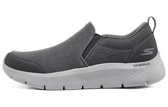 Skechers Go Walk Flex Lifestyle Shoes Men Low-top Dark Gray