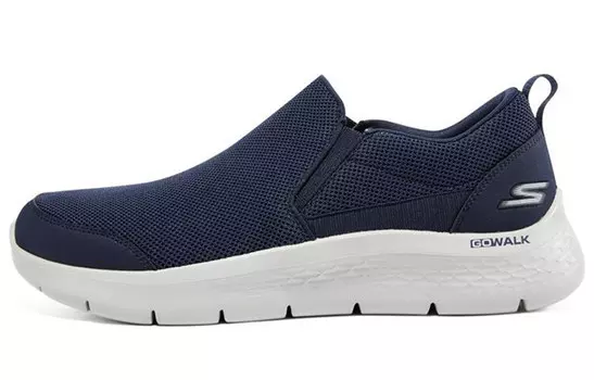Skechers Go Walk Flex Lifestyle Shoes Men Low-top Blue