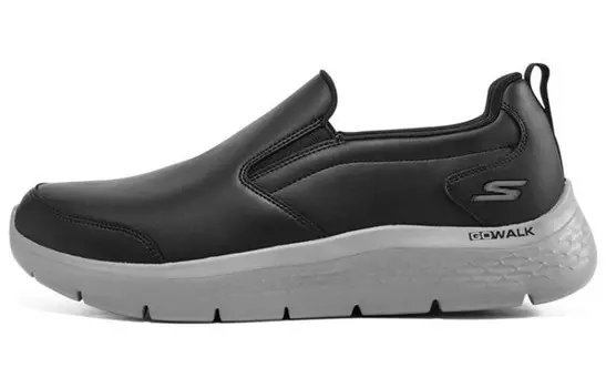 Skechers Go Walk Flex Lifestyle Shoes Men Low-top Dark Gray