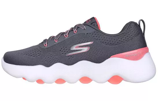 Skechers Go Walk Massage Fit Lifestyle Shoes Women's Low-top Gray