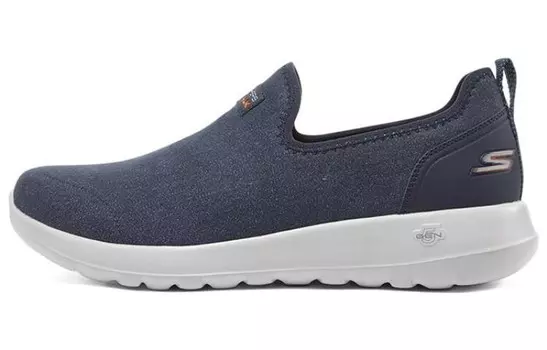 Skechers GO WALK Max Lifestyle Shoes Men Low-top Navy Blue/white