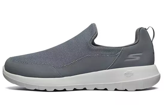 Skechers GO WALK Max Lifestyle Shoes Men Low-top Charcoal Gray