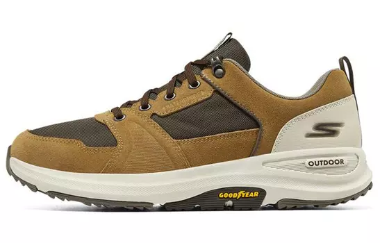 Skechers Go Walk Outdoor Lifestyle Shoes Men Low-top Brown/Taupe