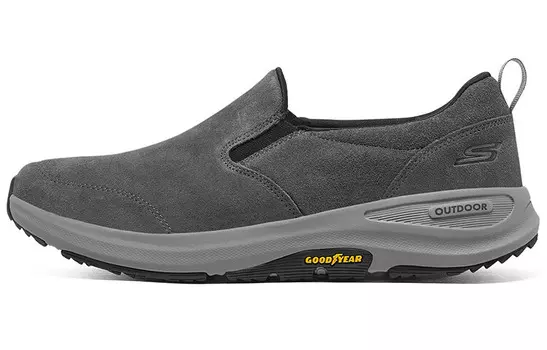 Skechers Go Walk Outdoor Lifestyle Shoes Men Low-top Charcoal Gray