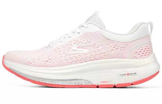Skechers Go Walk Workout Walker Lifestyle Shoes Women's Low-top White/coral