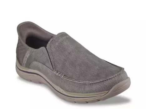 Skechers Hands Free Slip-Ins Relaxed Fit Expected Cayson Slip-On Sneaker - Мужские, Хаки