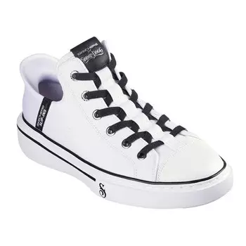 Skechers Hands Free Slip-ins x Snoop Dogg Мужская парусиновая обувь Snoop One Boss Life, белый