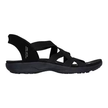 Skechers Hands Free Slip-ins Женские сандалии в стиле регги Slim Stretch Flex, цвет Taupe