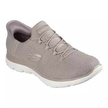 Skechers Hands Free слипоны Summits Classy Night женские кроссовки, цвет Taupe Gold