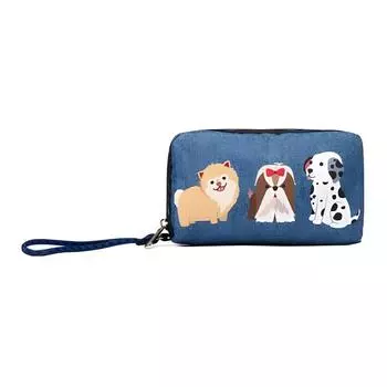 Skechers Клатч LeSportsac Collaboration, обычный, унисекс, джинсовый, синий
