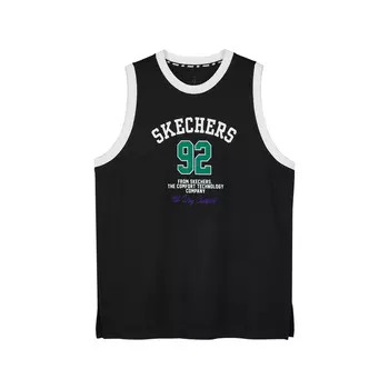 Skechers Майка-топы унисекс SS24 Carbon Black
