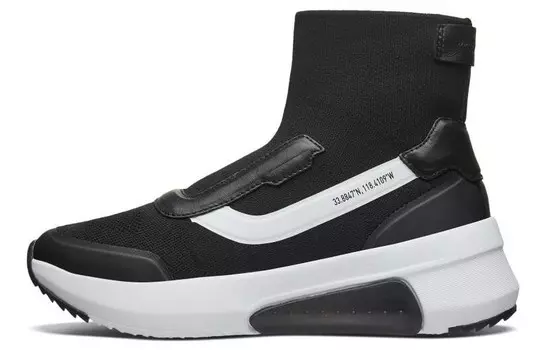 Skechers MARK NASON Lifestyle Shoes Women's High-top Black/white