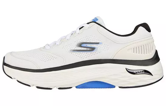 Skechers Max Cushioning Lifestyle Shoes Men Low-top White/Black/Blue