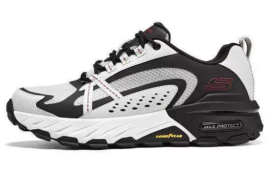 Skechers Max Protect Lifestyle Shoes Men Low-top Grey/Black