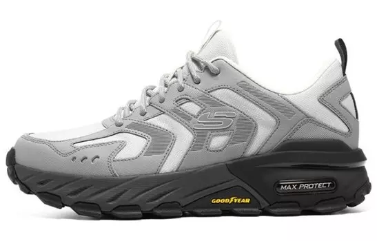 Skechers Max Protect Lifestyle Shoes Men Low-top White/gray