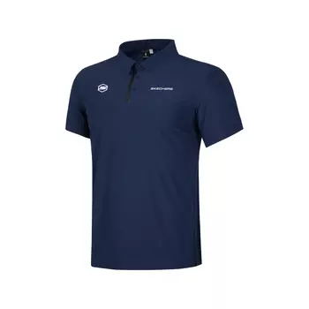 Skechers Рубашка-поло унисекс Marine Collegiate синего цвета