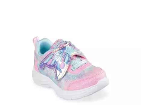 Skechers S-Lights Glimmer Kicks Magical Wings - детские, разноцветные