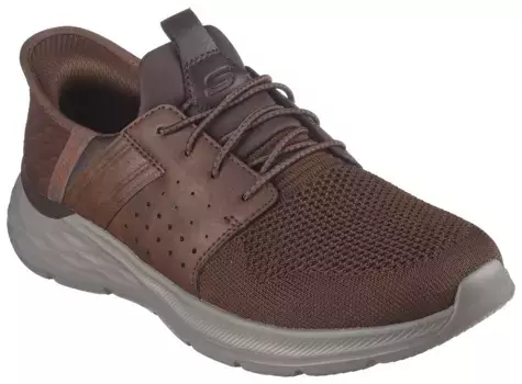 Skechers Slip-On Sneaker "GARNER-NEWICK", слипоны, повседневная обувь с практичной функцией надевания, коричневый