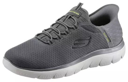 Skechers Slip-On Sneaker "SUMMITS-", повседневная обувь со вставной пяткой для удобства входа, серый