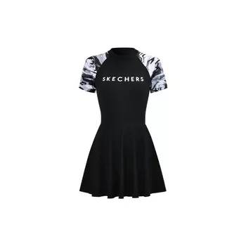Skechers Слитный женский купальник черного цвета
