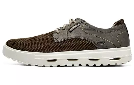 Skechers Spacer Lifestyle Shoes Men Low-top Olive/brown