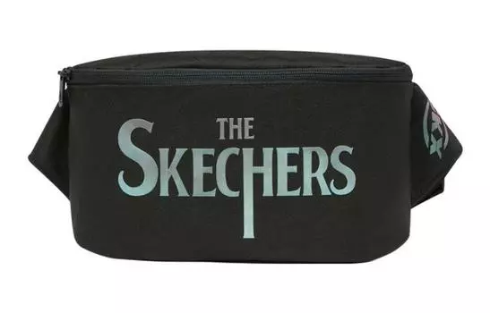 Skechers Сумка-слинг из ткани, через плечо, на одно плечо, стандартная, унисекс, черная