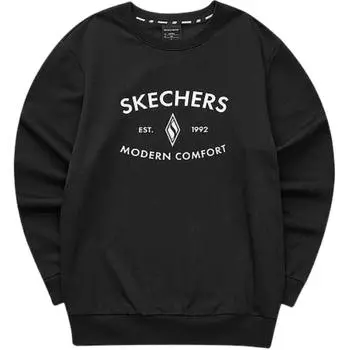 Skechers Свитшот серии Yazhuan, унисекс, карбоновый черный