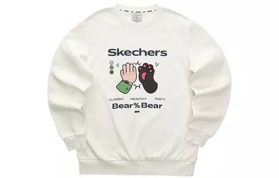 Skechers Свитшот унисекс Marshmallow White/0074