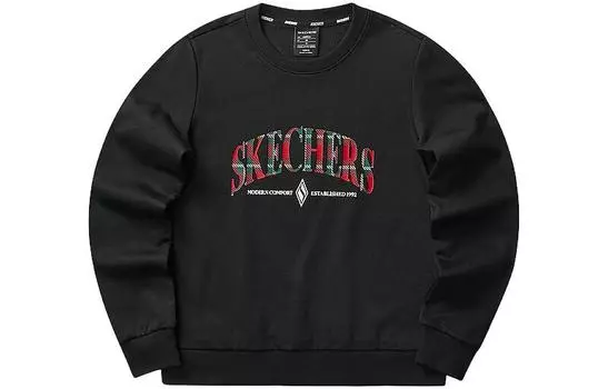 Skechers Свитшот женские Carbon Black/0018