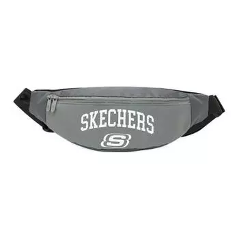 Skechers Тканевая поясная сумка-трансформер унисекс серого цвета