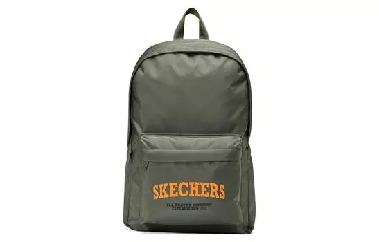 Skechers Тканевый рюкзак большого размера унисекс лаймово-серый