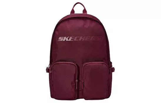 Skechers Тканевый рюкзак, обычный, унисекс, седельный, красный