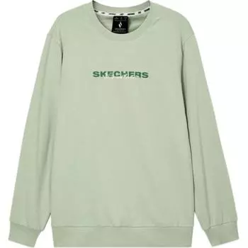 Skechers Толстовка серии Sports Alliance унисекс цвета морской волны, серебристо-зеленый