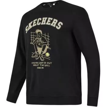 Skechers Толстовка унисекс черная