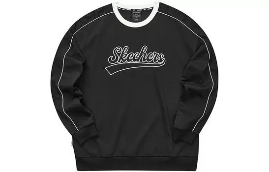 Skechers Толстовка унисекс карбон-черная