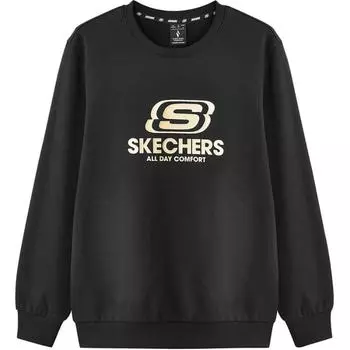 Skechers Толстовка унисекс карбон-черная