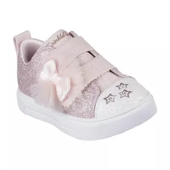 Skechers Twinkle Toes: туфли с подсветкой для маленьких девочек Twinkle Sparks Glitter Gems, золотой