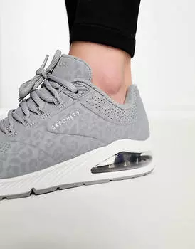 Skechers Uno 2 — кроссовки In-Kat-Neato серого цвета