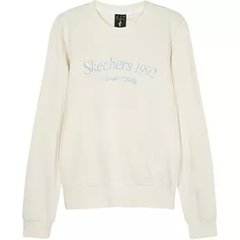 Skechers Женская толстовка из коллекции Sports Life с тофу белого цвета